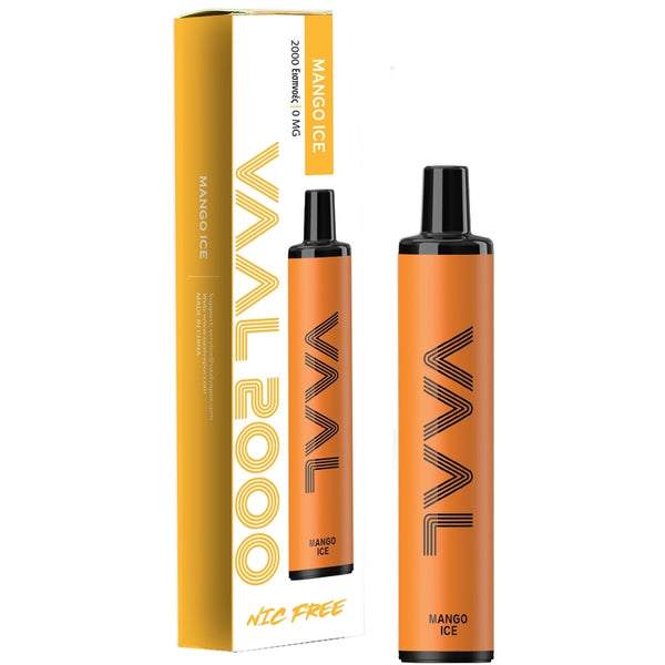 Vaal 2000 0mg 5ml Mango Ice