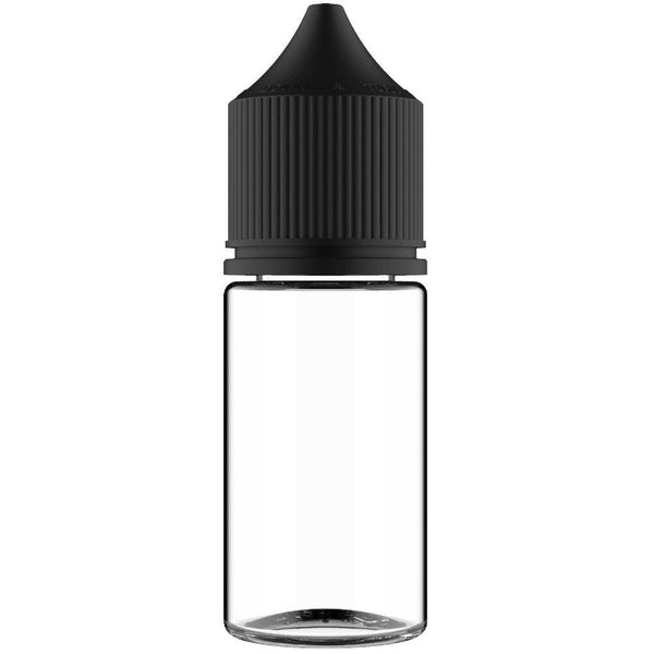 Chubby Gorilla 30ml Clear Stubby SC Solid Black Cap