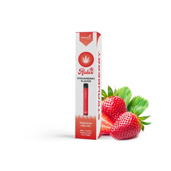 Relax Disposable Pod CBD Strawberry