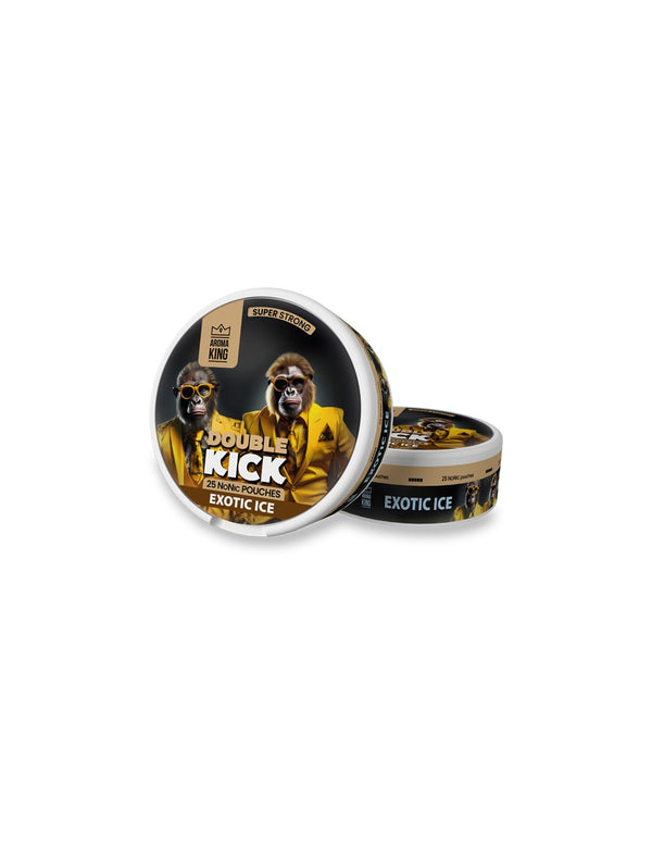 AK DOUBLE KICK Exotic Ice Non Nicotine Pouches Strong